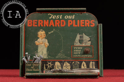 Antique Bernard Pliers Countertop Point-of-Sale Display