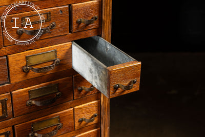 Massive Early 20th Century 266-Drawer Duluth Parts Cabinet