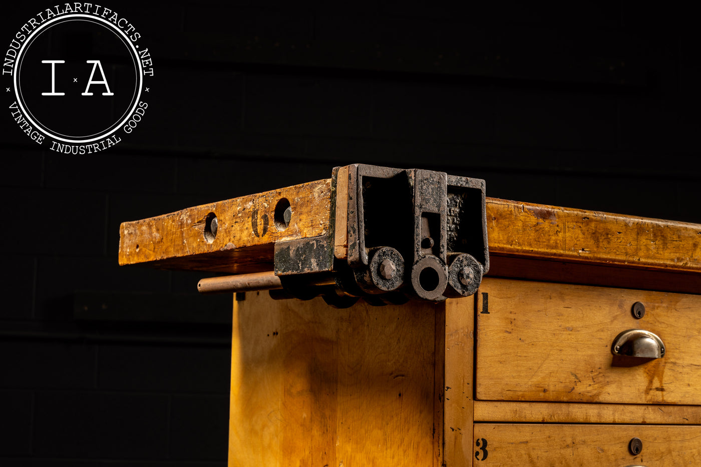 Antique Wooden Workbench