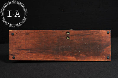 Vintage Wooden Film Splicer & Editing Station by Keystone