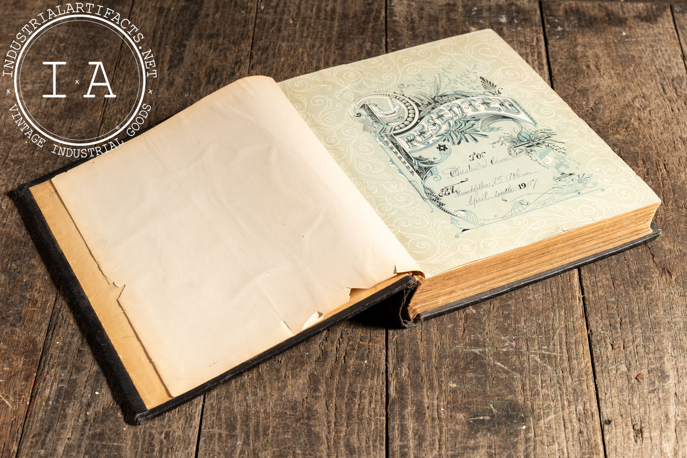 Antique Late Victorian Family Presentation Holy Bible