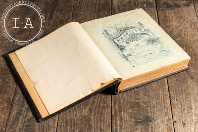 Antique Late Victorian Family Presentation Holy Bible