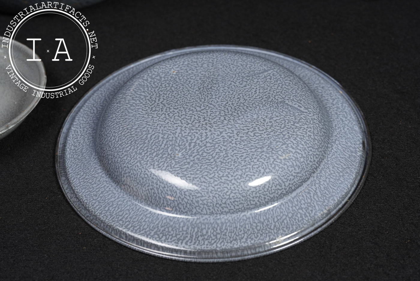 Antique 4-Piece Set of Graniteware Dishes