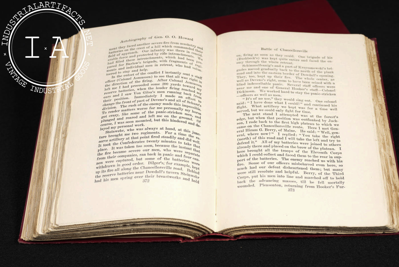 Autobiography of Oliver Otis Howard, Two-Volume Set with Signed Note