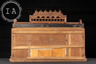 Early 20th Century Eastlake Oak Organ Topper
