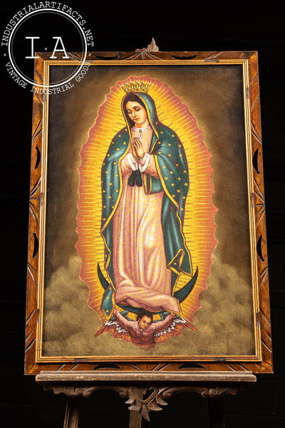 Our Lady Of Guadalupe Felt Painting