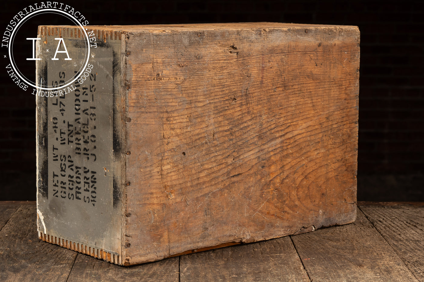 Vintage U.S. Military “High Explosives” TNT Crate