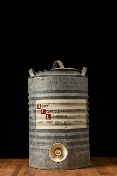 1960s TTI/Igloo Galvanized Metal Water Cooler