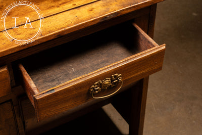 Early Oak Farmhouse Kitchen Hutch