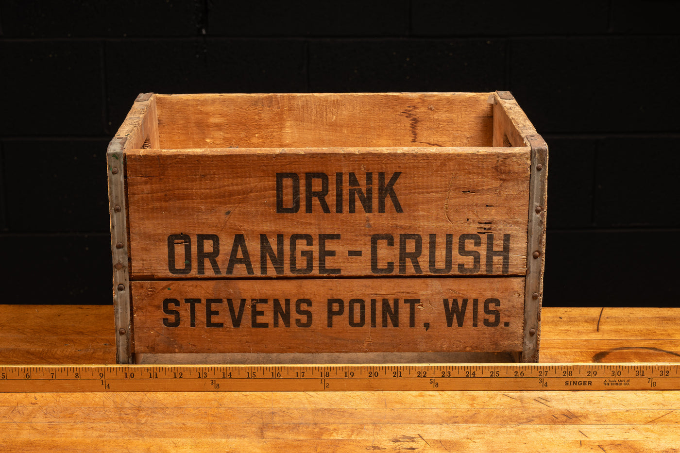 Early Century Orange Crush Shipping Crate