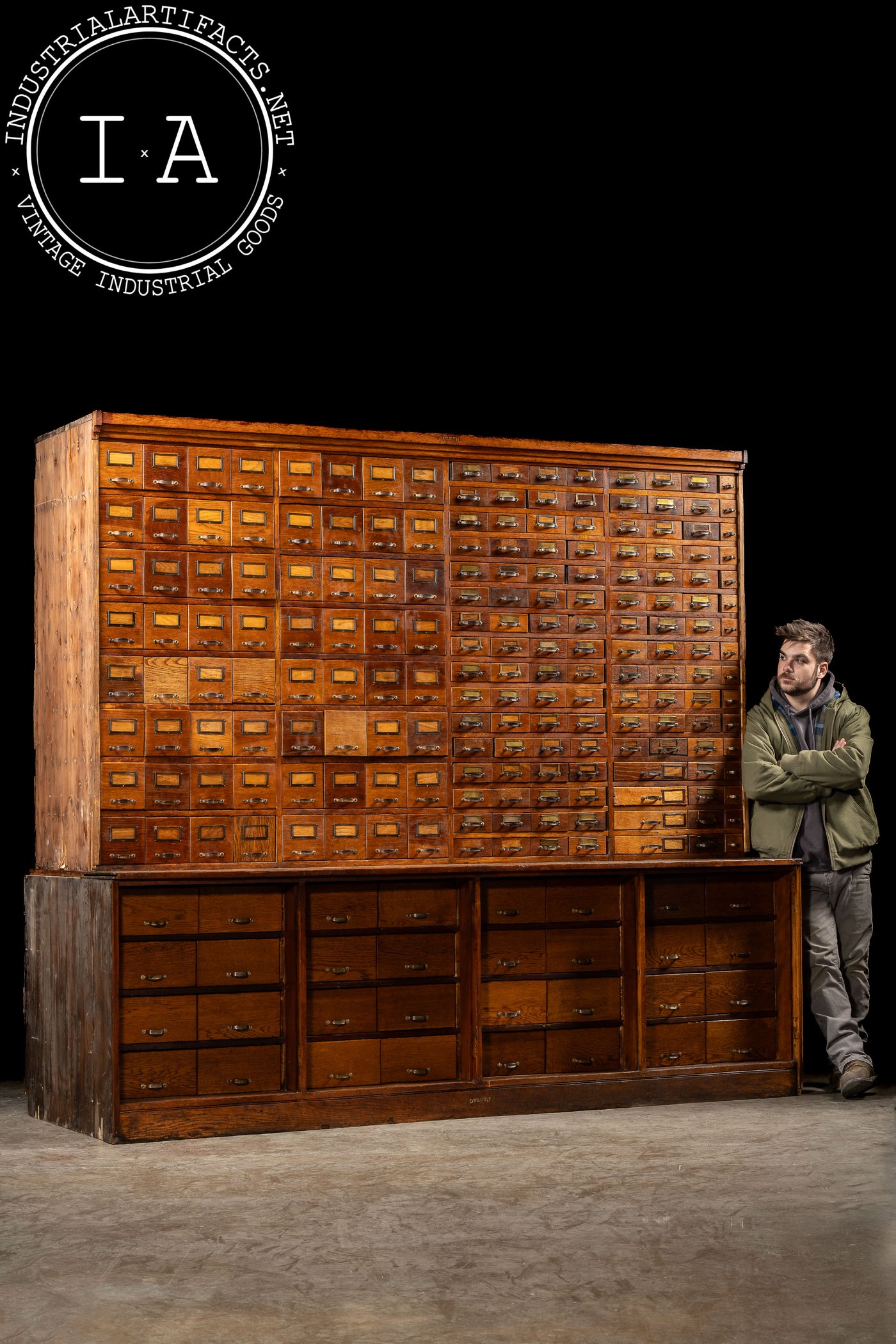 Massive Early 20th Century 266-Drawer Duluth Parts Cabinet