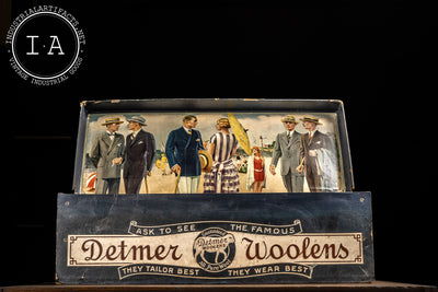 Early 20th Century Detmer Woolens Garment Box