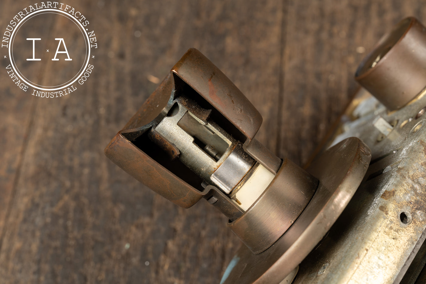 Vintage Deadbolt and Doorknob Demonstrator Model by Falcon