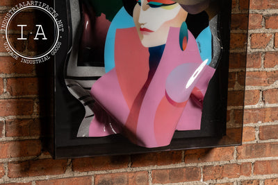 1989 Ned Moulton 3-D Wall Art Vacuum-Formed Composition