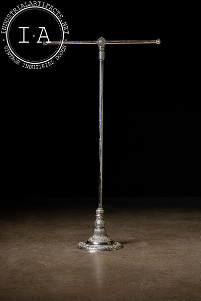 Art Deco Nickel-Plated Department Store Garment Rack