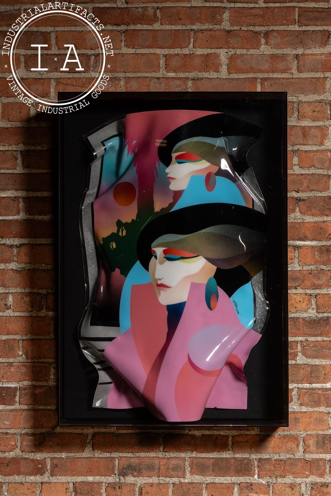 1989 Ned Moulton 3-D Wall Art Vacuum-Formed Composition