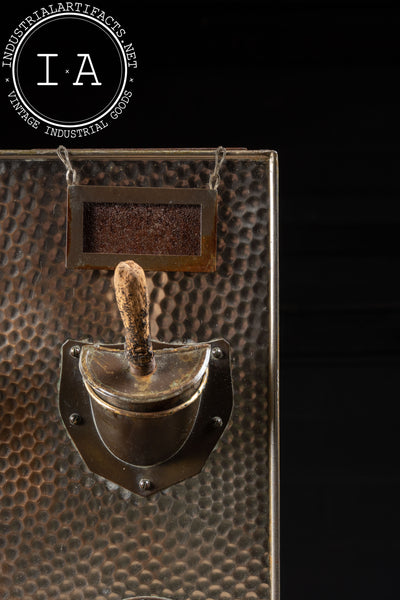 Antique Three-Option Coffee Bean Dispenser