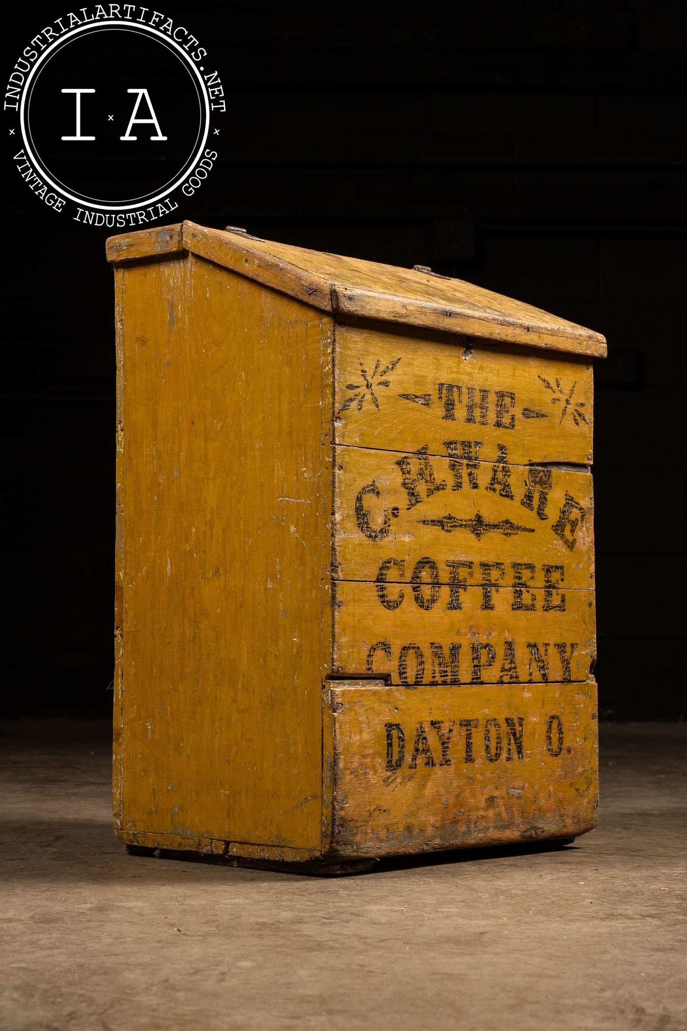 19th Century C. H. Ware Coffee Company Bin