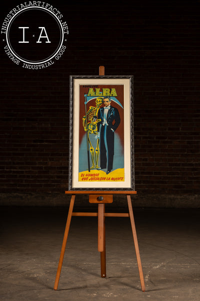 Poster Alba Juega Con La Muerte - Affiche Vintage 50x70cm - HQ