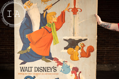 1973 Sword In The Stone, Tom Sawyer Original Posterboard