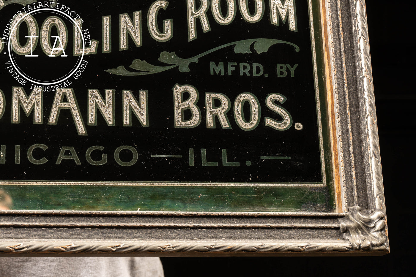 Early 20th Century Bromann Bros. ROG Foil Sign