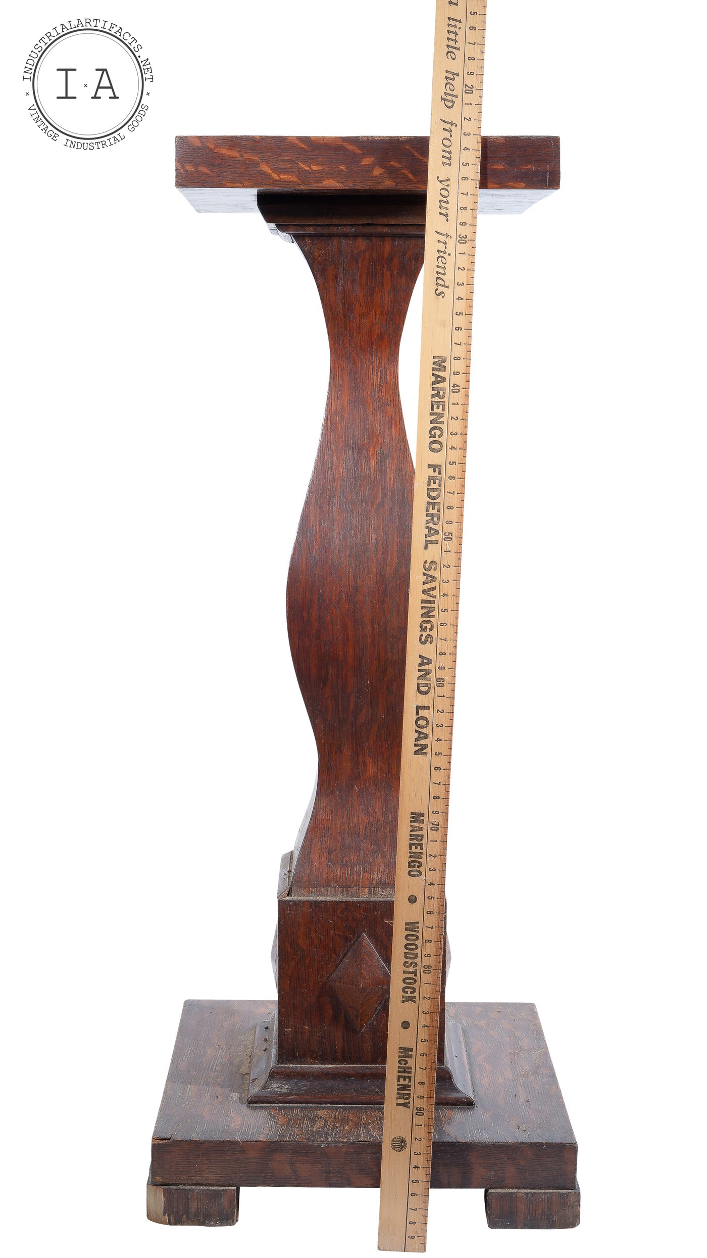 Antique Quarter Sawn Mission Arts And Crafts Stand