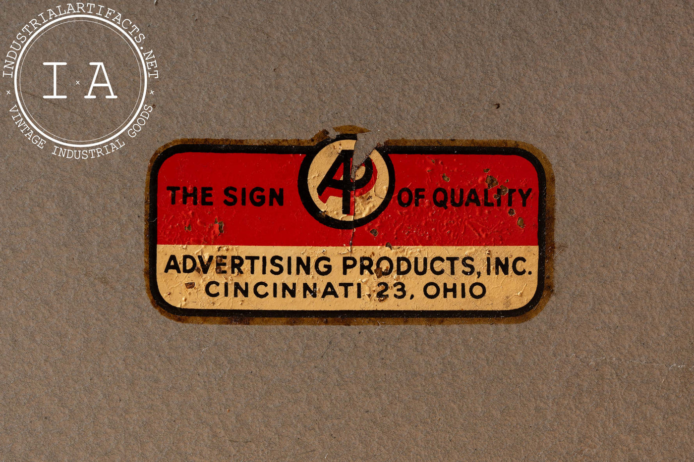 Capps Clothes Lighted Glass Sign