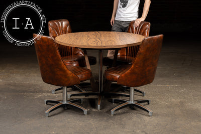 MCM Five-Piece Dining Table and Chair Set by Chromcraft