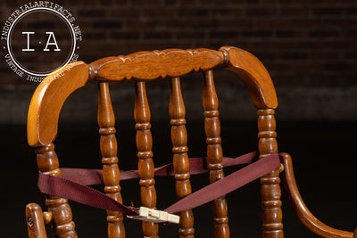 Early 20th Century "Jenny Lind" Wooden Spindle-Back Childrens High Chair
