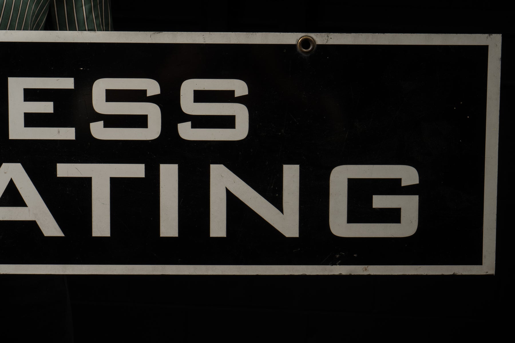 Vintage Double-Sided Business Relocating Sign – Industrial Artifacts