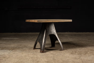 Butcher Block Industrial Coffee Table