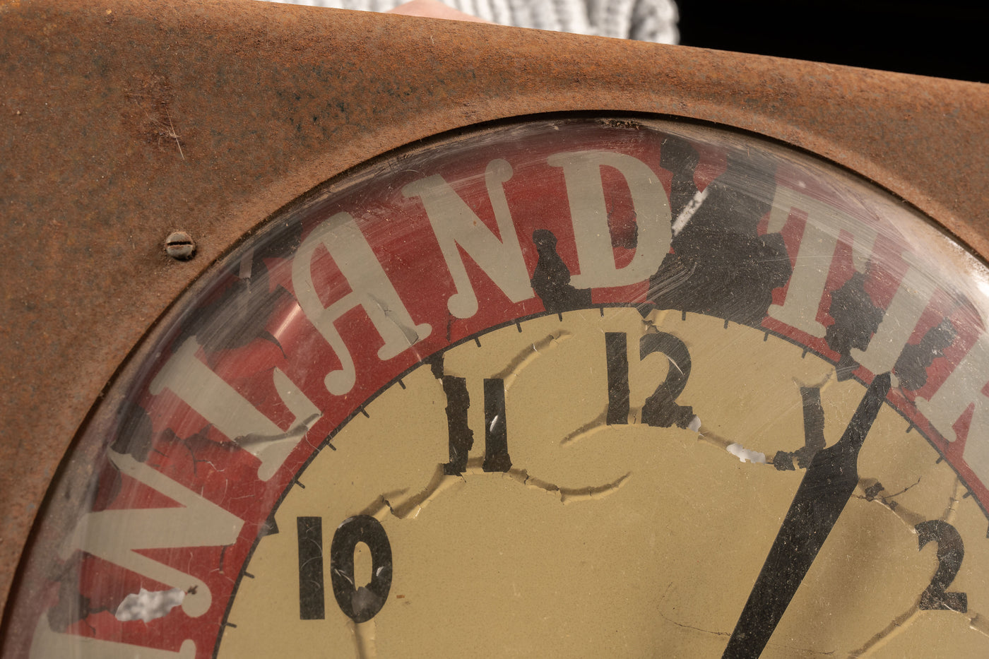 Inland Tire Service Station Advertising Clock