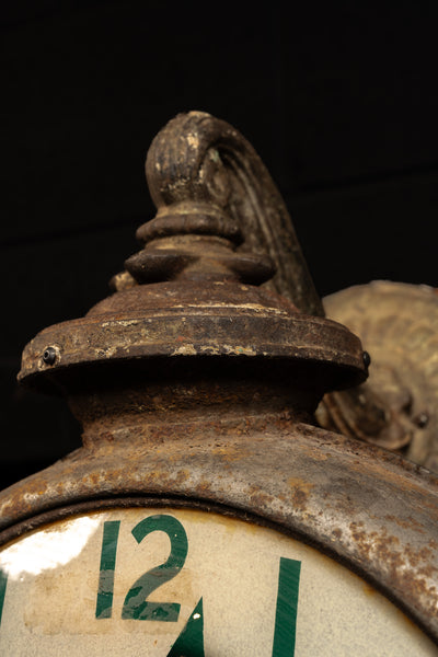 Early 20th Century Double-Sided Watch Hospital Lighted Globe Sign