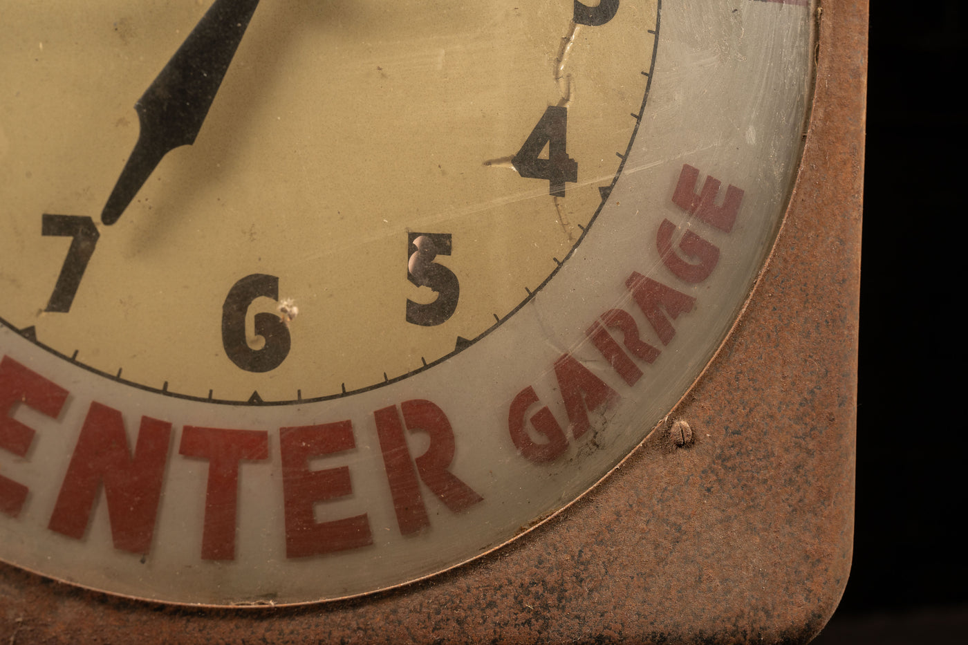 Inland Tire Service Station Advertising Clock