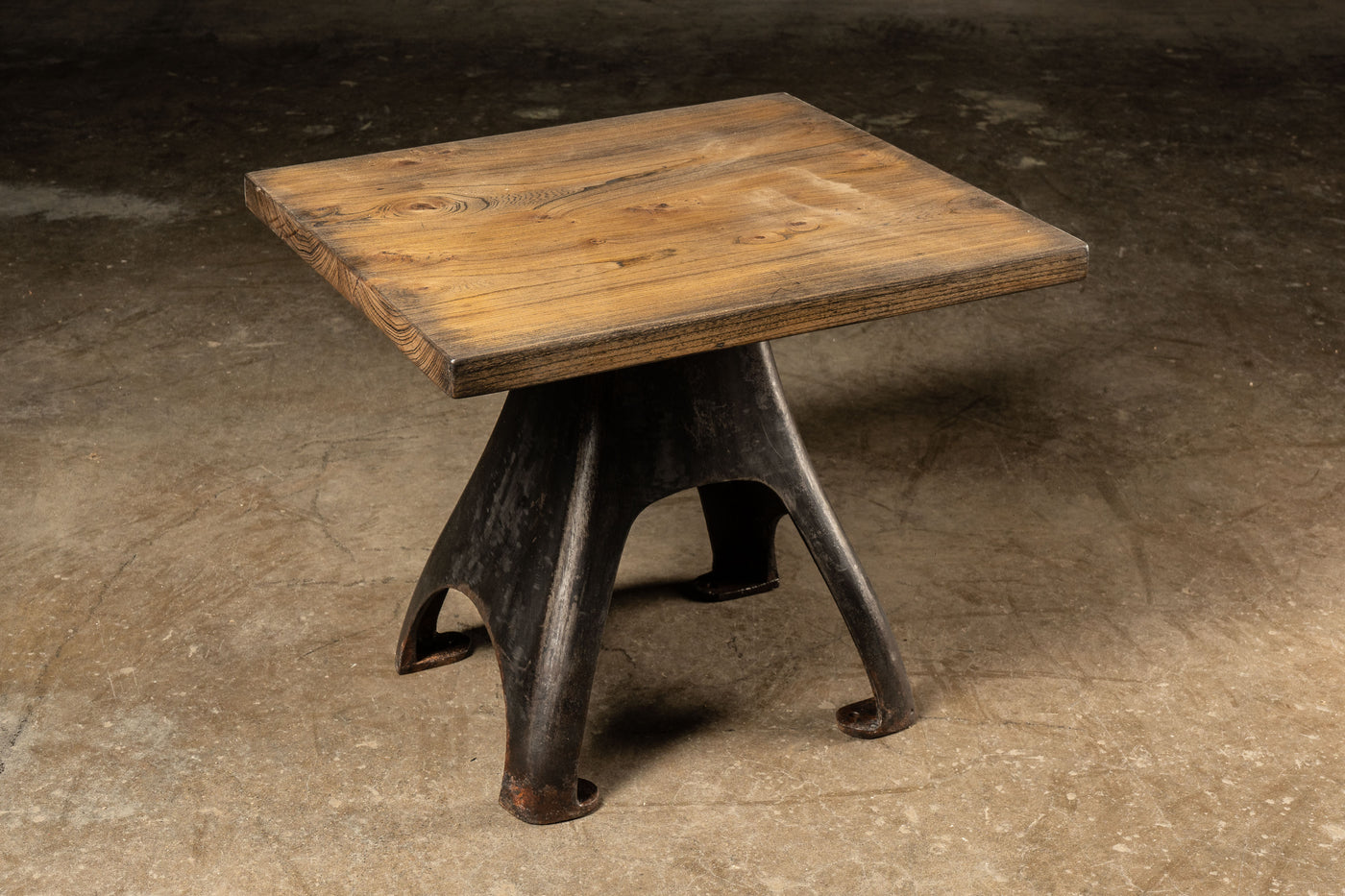 Butcher Block Industrial Coffee Table