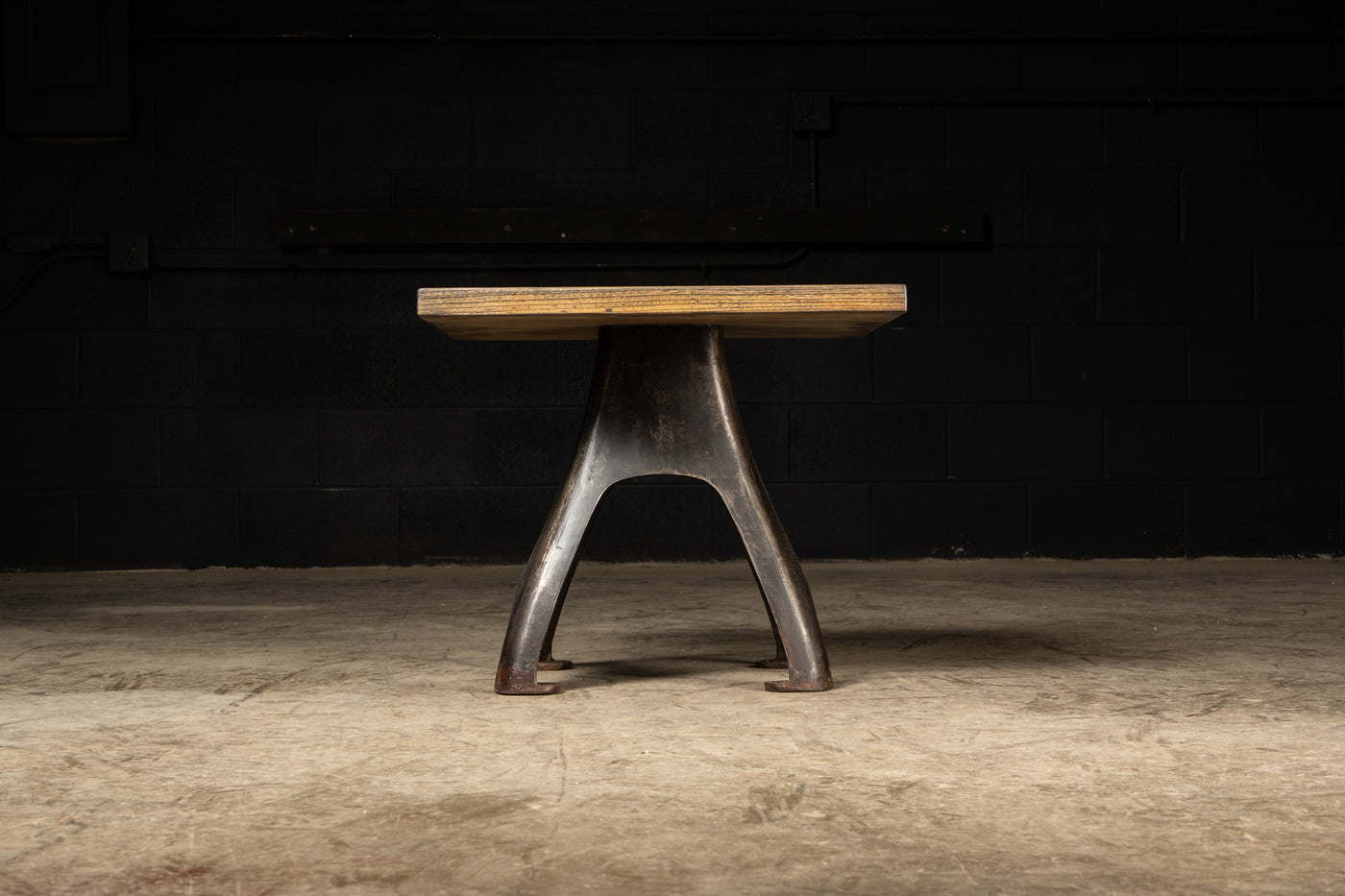 Butcher Block Industrial Coffee Table