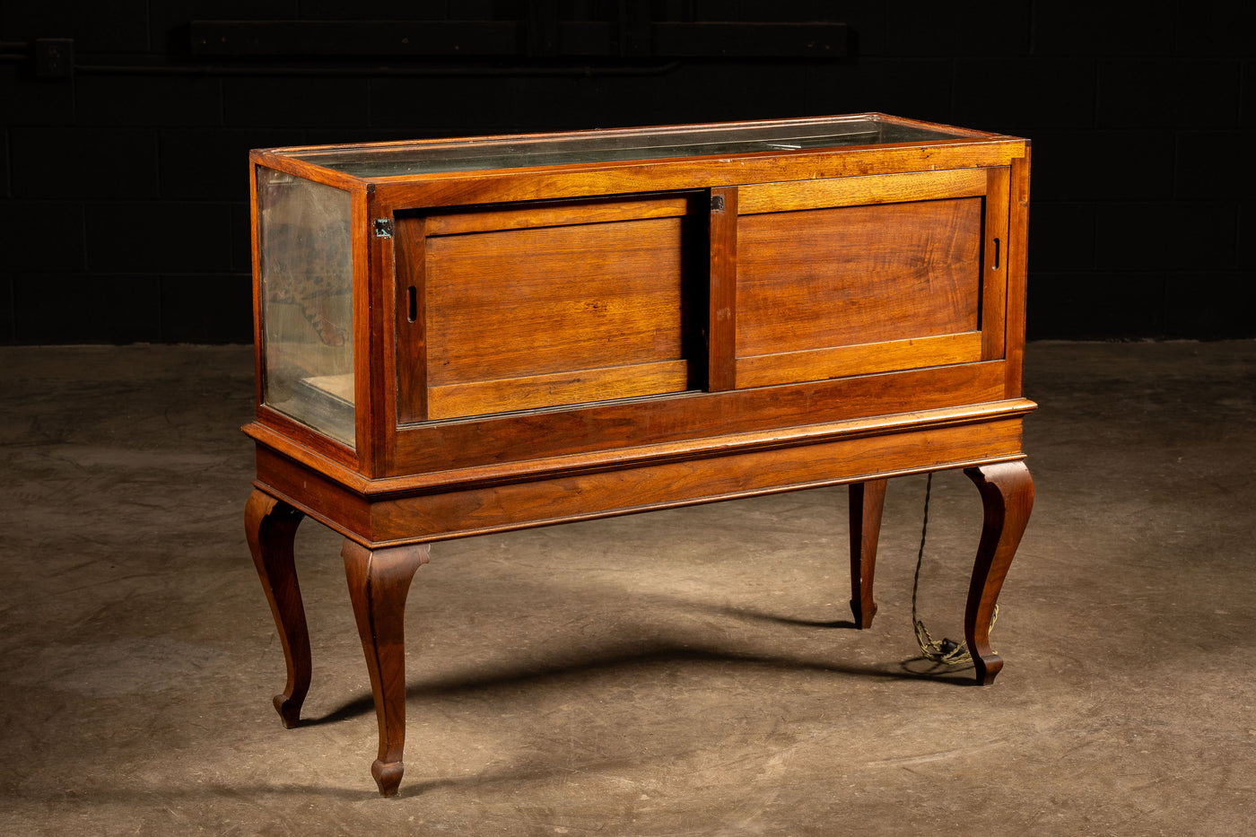 Early 20th Century Lighted Display Case