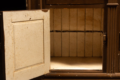 Early Rustic Painted Hutch