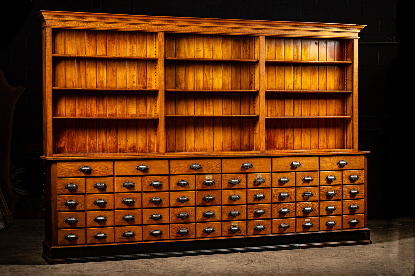 Massive Early 20th Century Apothecary Cabinet