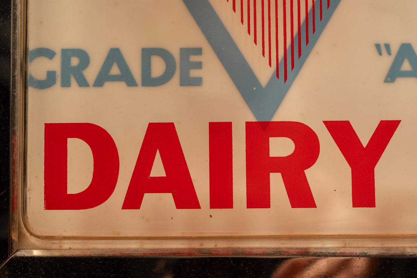 Tri-City Dairy Lighted Blinking Advertising Sign