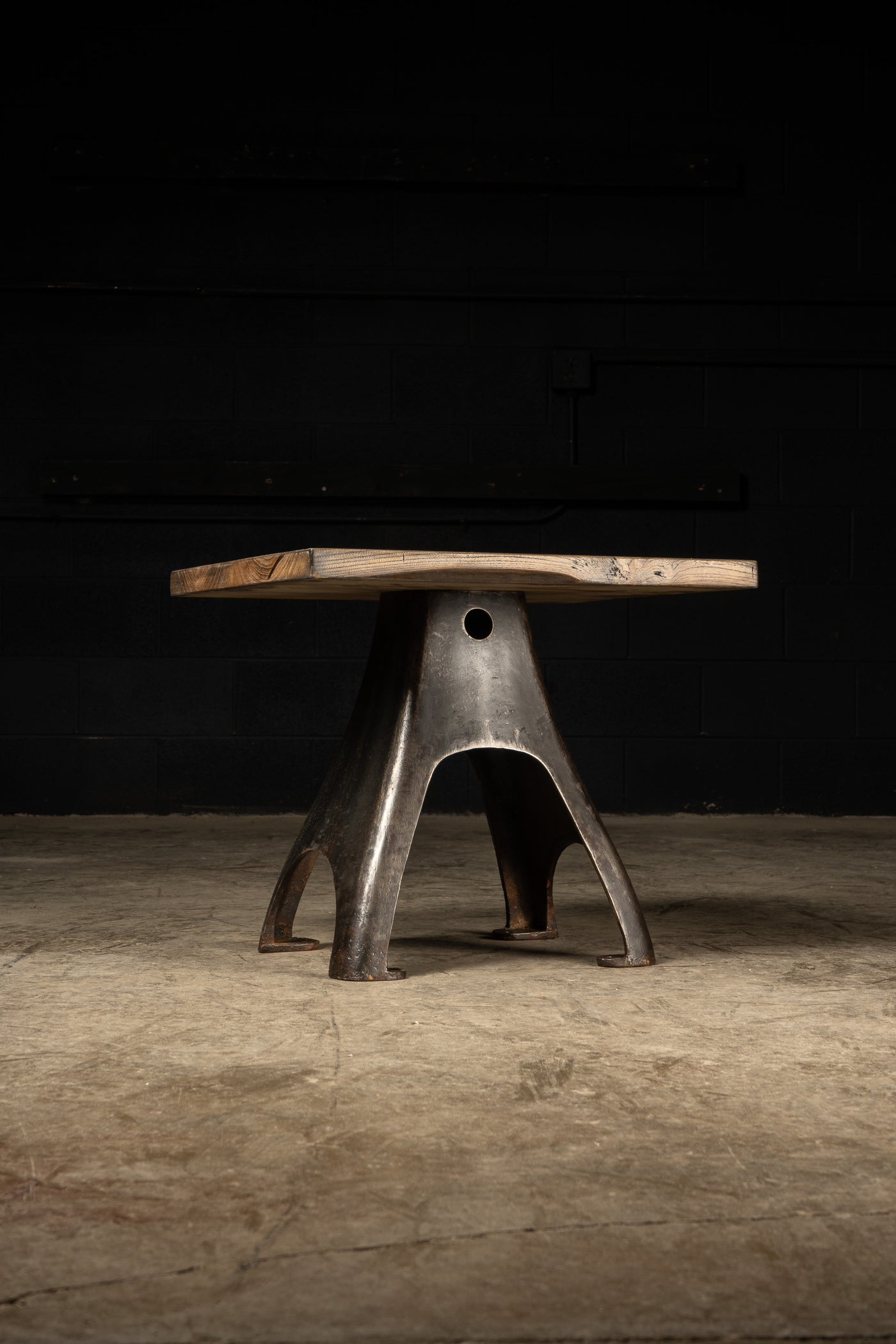 Butcher Block Industrial Coffee Table