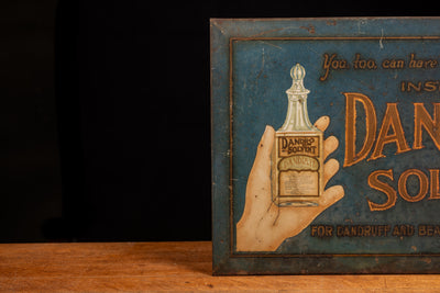 Early 20th Century Dandro Solvent TOC Sign