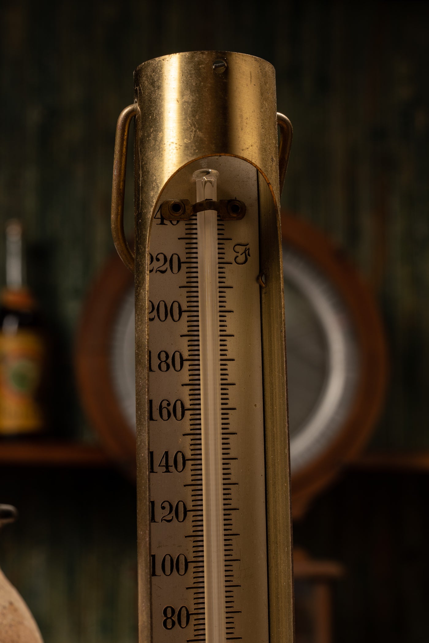 Vintage Pennsylvania Steel Mill Thermometer