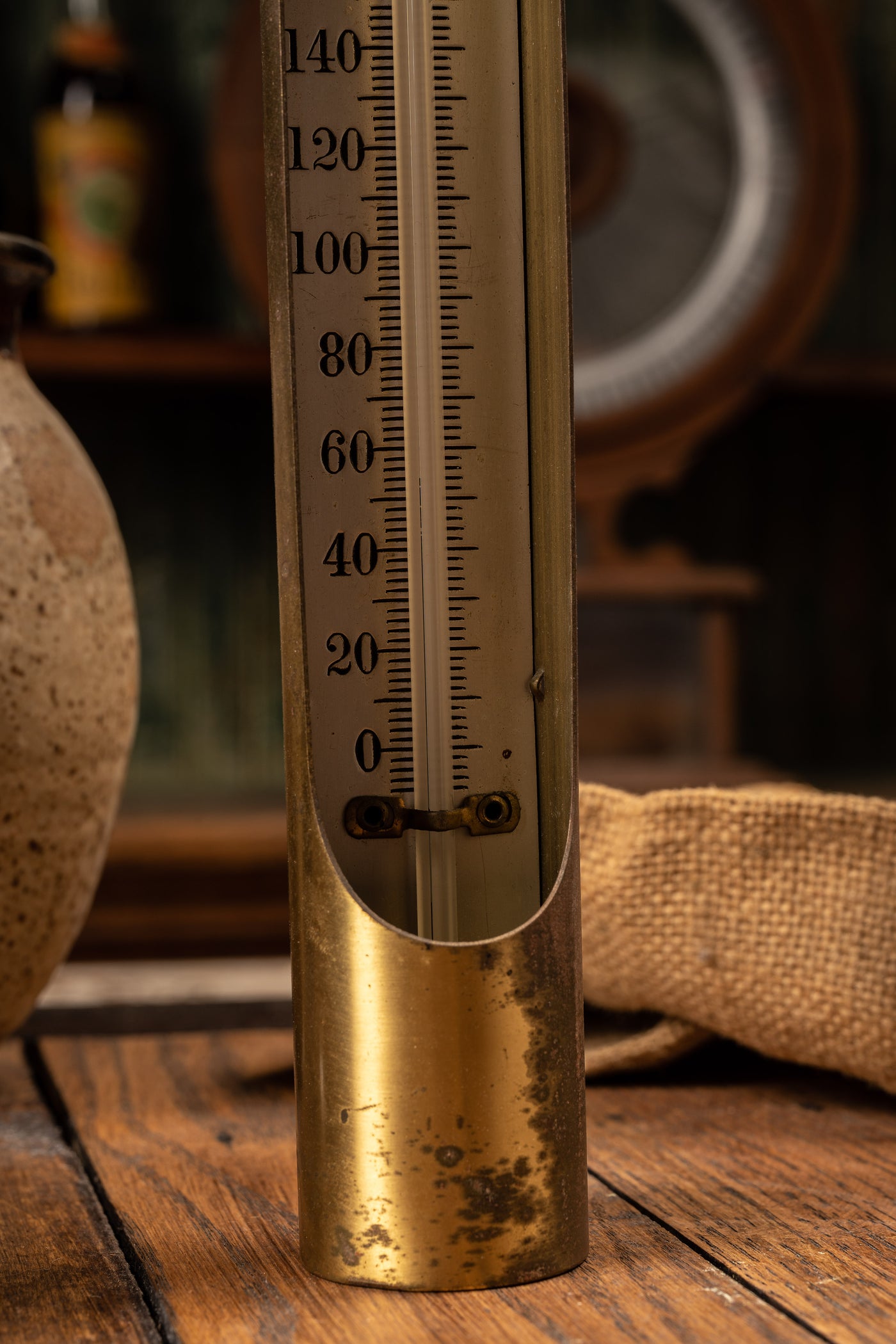 Vintage Pennsylvania Steel Mill Thermometer