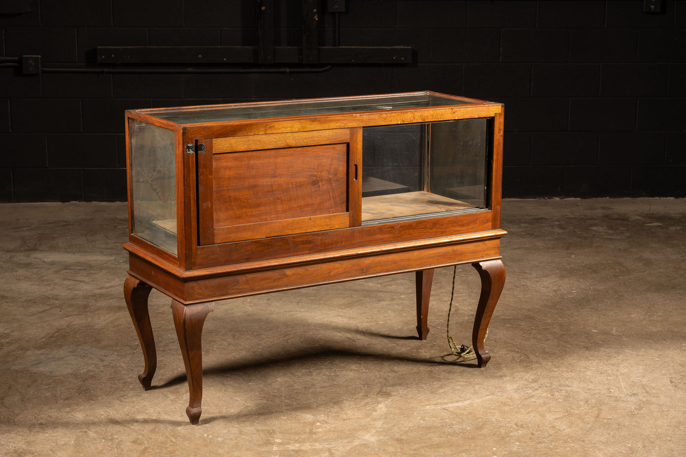 Early 20th Century Lighted Display Case