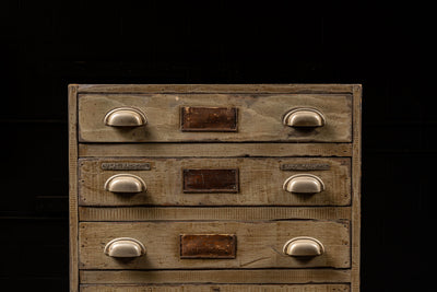 Early 20th Century American Industrial Multi-Drawer Cabinet