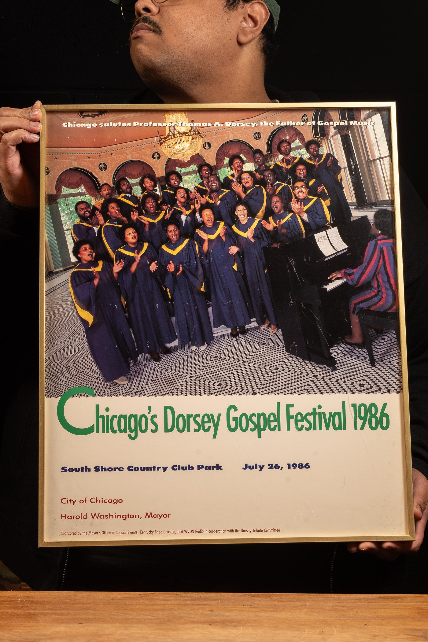 Framed Dorsey Gospel Festival Poster