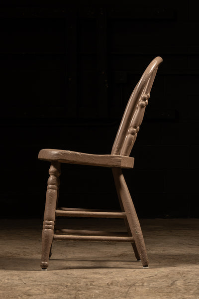 Antique Wooden Spindle Back Dining Chair