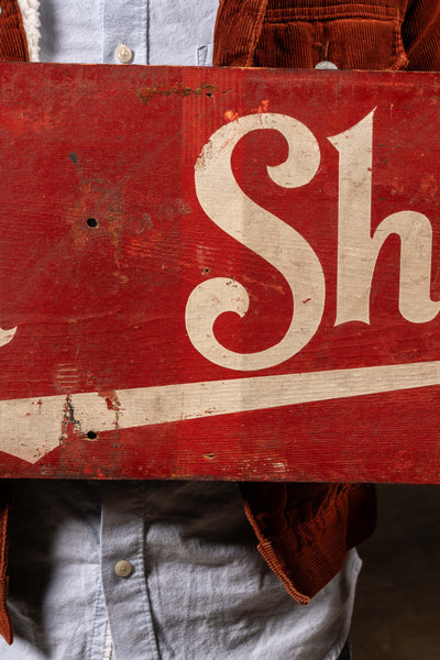 Antique Painted Burma Shave Sign