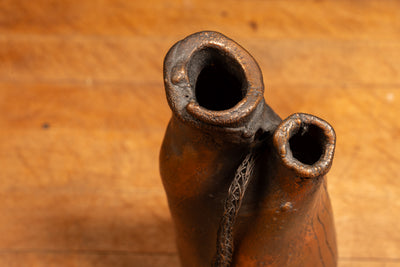 Raised Copper Vessel with Reticulated Repoussé Finish